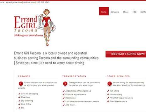 Errand Girl Tacoma website