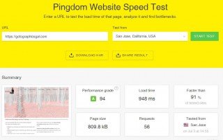 Go-To-Graphics-Gal-Pingdom-Website-Speed-Test